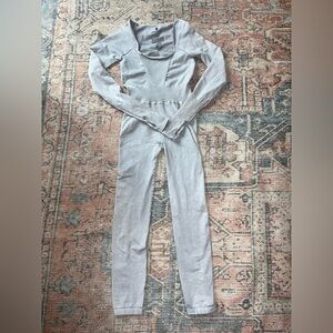 FP Movement by Free People Light Gray Jumpsuit extra small new without tags